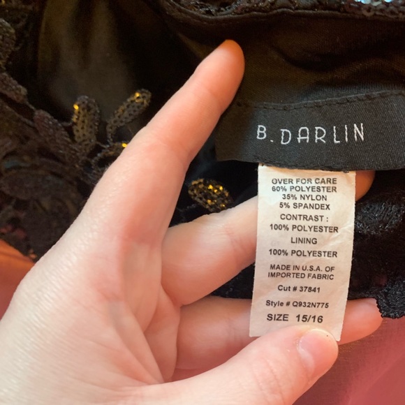 Hi- low prom/ homecoming dress size 15/16 - Picture 4 of 8